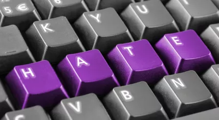 Increase of online hate messages against politicians 