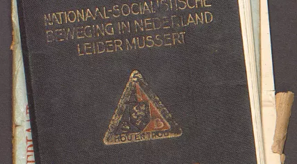 NSB pocket book that forms part of the National Archive's War before the Judge project