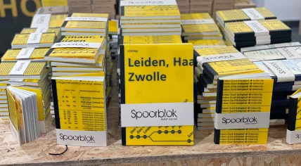 Products sold at the NS Upcycle shop at Rotterdam Central Station