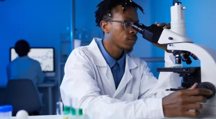 Scientists at work