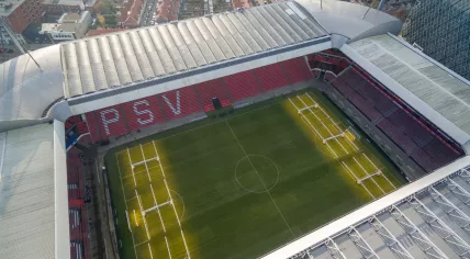PSV's home stadium, the Philips Stadium in Eindhoven