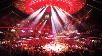Promotional photo for the 2023 edition of De Vrienden van Amstel Live, which kicked off in January