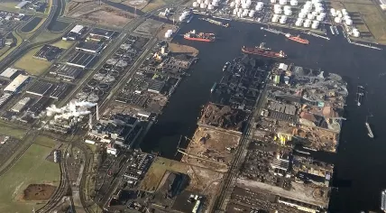 The Afval Energiebedrijf (AEB) in Amsterdam's Westelijk Havengebied