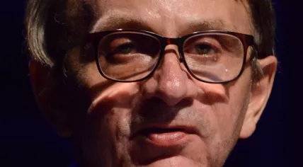French writer Michel Houllebecq at Fronteiras do Pensamento in Porto Alegre, 2016.
