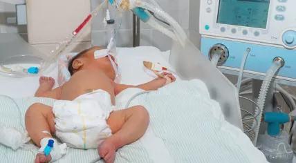 Baby in the hospital