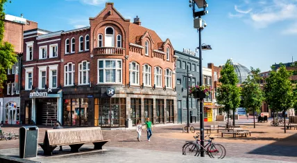 A sunny day in Eindhoven city center