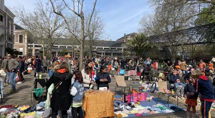 King's Day free market in Amsterdam, 27 April 2023