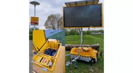 Battery stolen from an electronic sign on Koningsweg in Utrecht, 24 April 2023