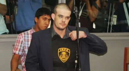 Joran van der Sloot during a court hearing in Peru regarding accusations he robbed and killed Stephany Flores Ramírez. January 2012