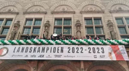 Rotterdam celebrates Feyenoord and its 16th Eredivisie title, 15 May 2023