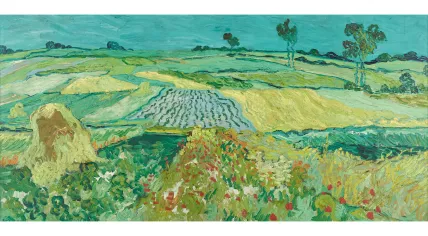 Fields near Auvers-sur-Oise, an 1890 oil painting by Vincent van Gogh