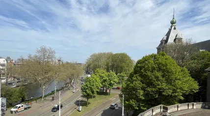 The sun shining on Amsterdam-Oost on the first officially warm day of the year. 4 May 2023