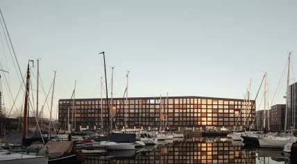 The Jonas apartment building in Amsterdam
