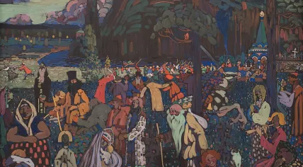 Das bunte Leben by Wassily Kandinsky