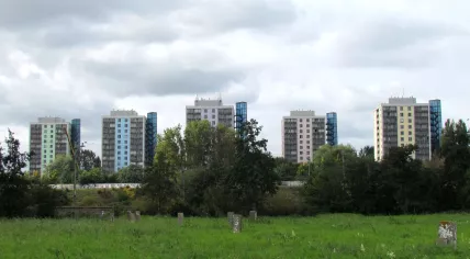 RXL student complex on de Rode Kruislaan in Diemen, 2017.