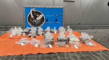 Some 458 kg of cocaine found at the Rotterdam port was sent from Curaçao; 29 June 2023