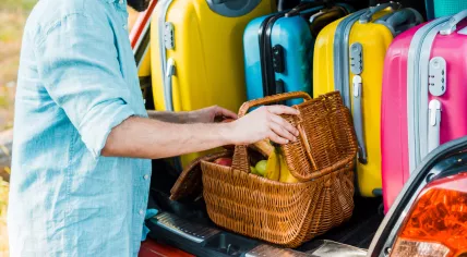 Packing the car for vacation
