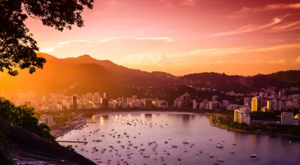 Guanabara Bay in Rio de Janeiro, Brazil
