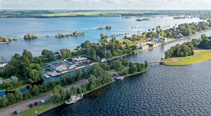 Aerial view of the Vinkeveense Plassen