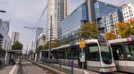 RET trams in Rotterdam