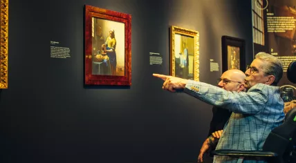  Closer to Vermeer exhibition at the Zorgcirkel Novawhere in the city of Purmerend, March 2023.