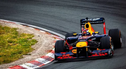 Max Verstappen on the Zandvoort Circuit during the Jumbo Race Days in 2018