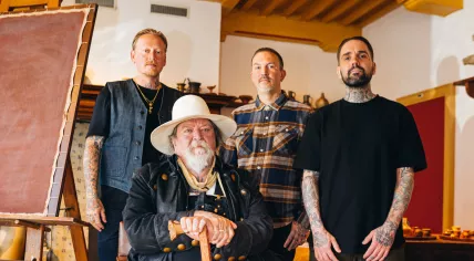 The Poor Man's Rembrandt: Tattoo artists of Schiffmacher & Veldhoen Tattooing set up shop at the Rembrandt House Museum in Amsterdam, 19 June 2023