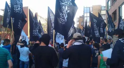 Pro ISIS demonstration in The Hague