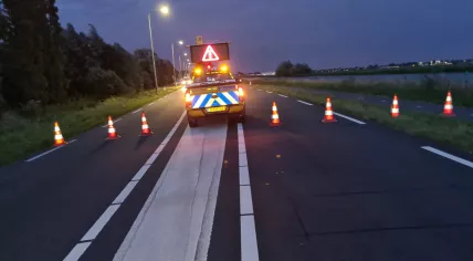 N246 closed after accident near Markenbinnen on Monday morning.