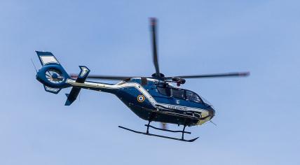 Helicopter of the French gendarmerie.