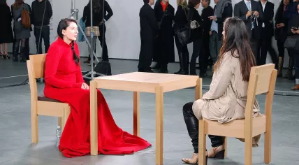 Marina Abramović, The Artist is Present, 2010, Museum of Modern Art, New York, 9 March – 31 May 2010.