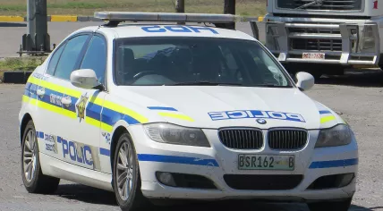 South African police car