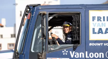 Anja van Loon at the Morocco Desert Challenge, April 2023.
