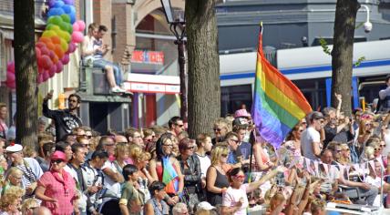 Crowds during Pride Amsterdam 2015