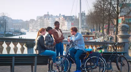Students in Amsterdam