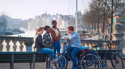 Students in Amsterdam