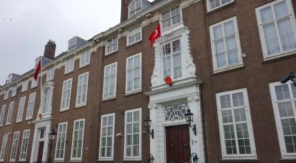 The Turkish embassy in The Hague