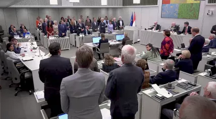 Senators in the Eerste Kamer, 26 September 2023.