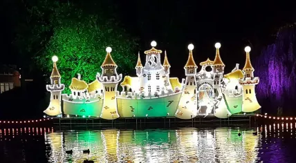 Lights at the Eendjesvijver in Eindhoven, 2022.