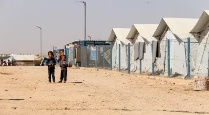 Al Hol ISIS camp in the North East of Syria in summer of 2020