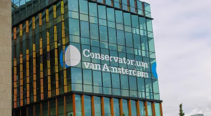 The building of Conservatorium van Amsterdam