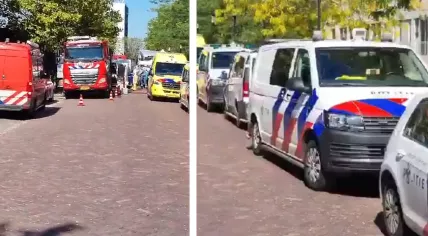 The Eindhoven police station on Michelangelostraat was evacuated due to a suspicious substance. 8 September 2023