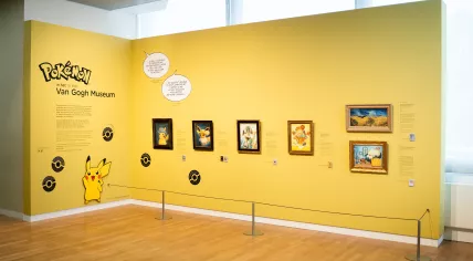 Pokémon X Van Gogh Museum presentation in the Van Gogh Museum, 28 September 2023
