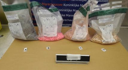 18 kilograms of ecstasy pills seized.