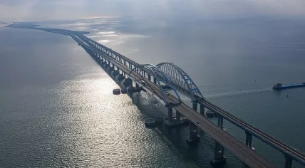 Crimean bridge, 21 December 2019