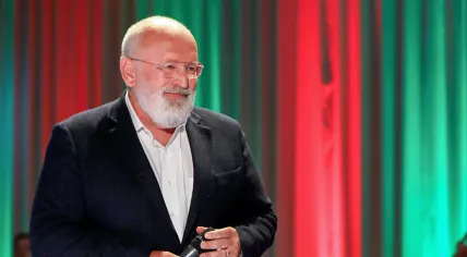 Frans Timmermans after being presented as GroenLinks-PvdA leader, 23 August 2023