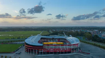 The AFAS Stadium in Alkmaar. AZ's home stadium