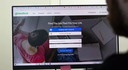 Glassdoor website page
