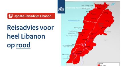 Code Red travel advice for Lebanon, 20 October 2023