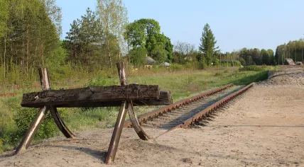 Sobibór extermination camp in Poland. May 2014.